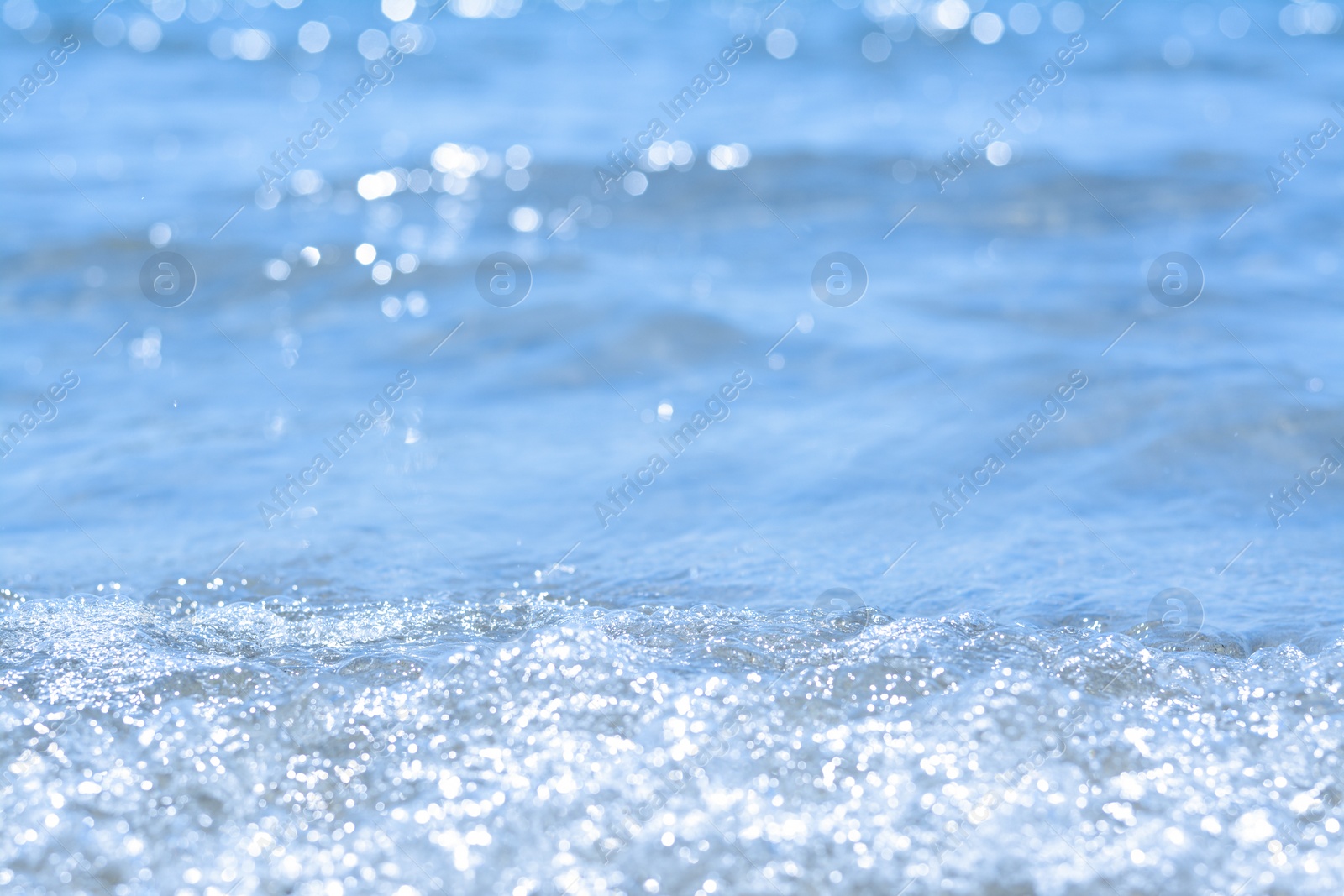 Photo of Beautiful sea on sunny day, closeup view