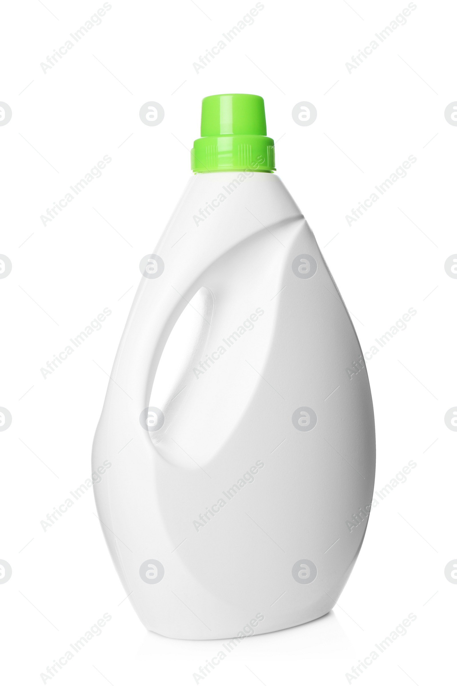 Photo of Bottle of cleaning product isolated on white