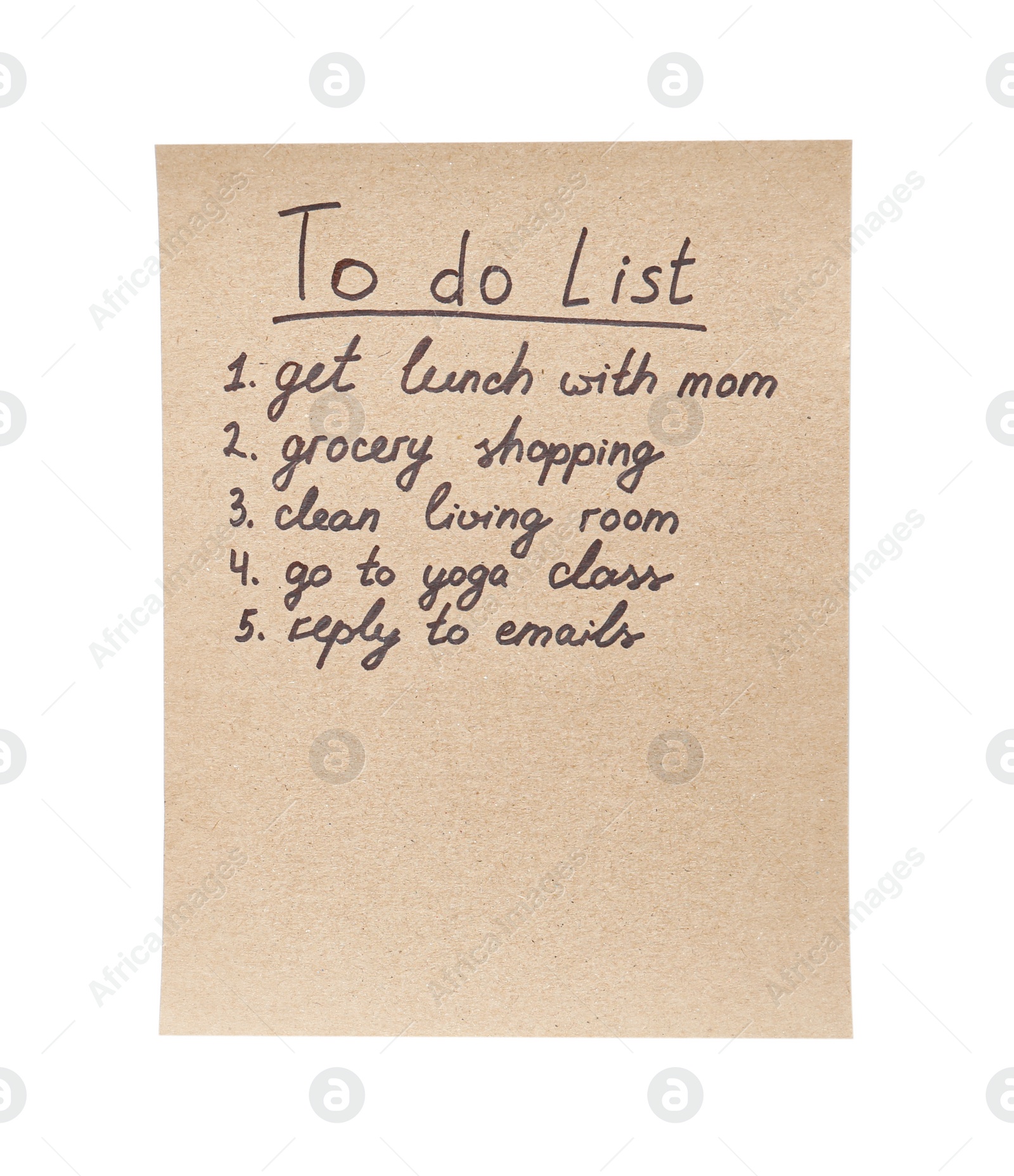 Photo of Paper with to do list on white background, top view