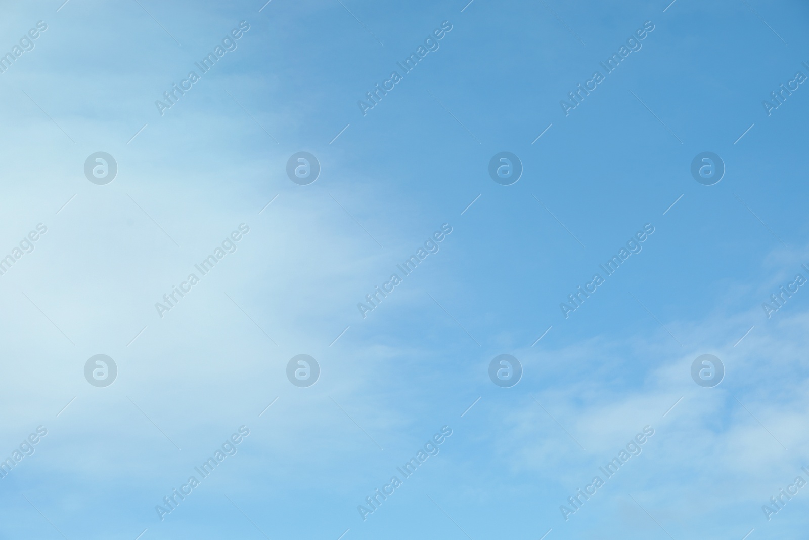 Photo of Beautiful blue sky with white clouds on sunny day