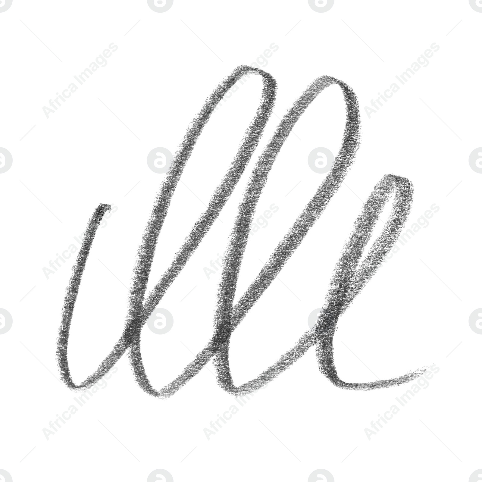 Photo of Hand drawn pencil scribble on white background