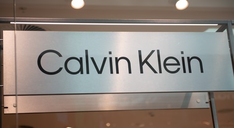 Photo of WARSAW, POLAND - AUGUST 05, 2022: Signboard of Calvin Klein clothing store in shopping mall