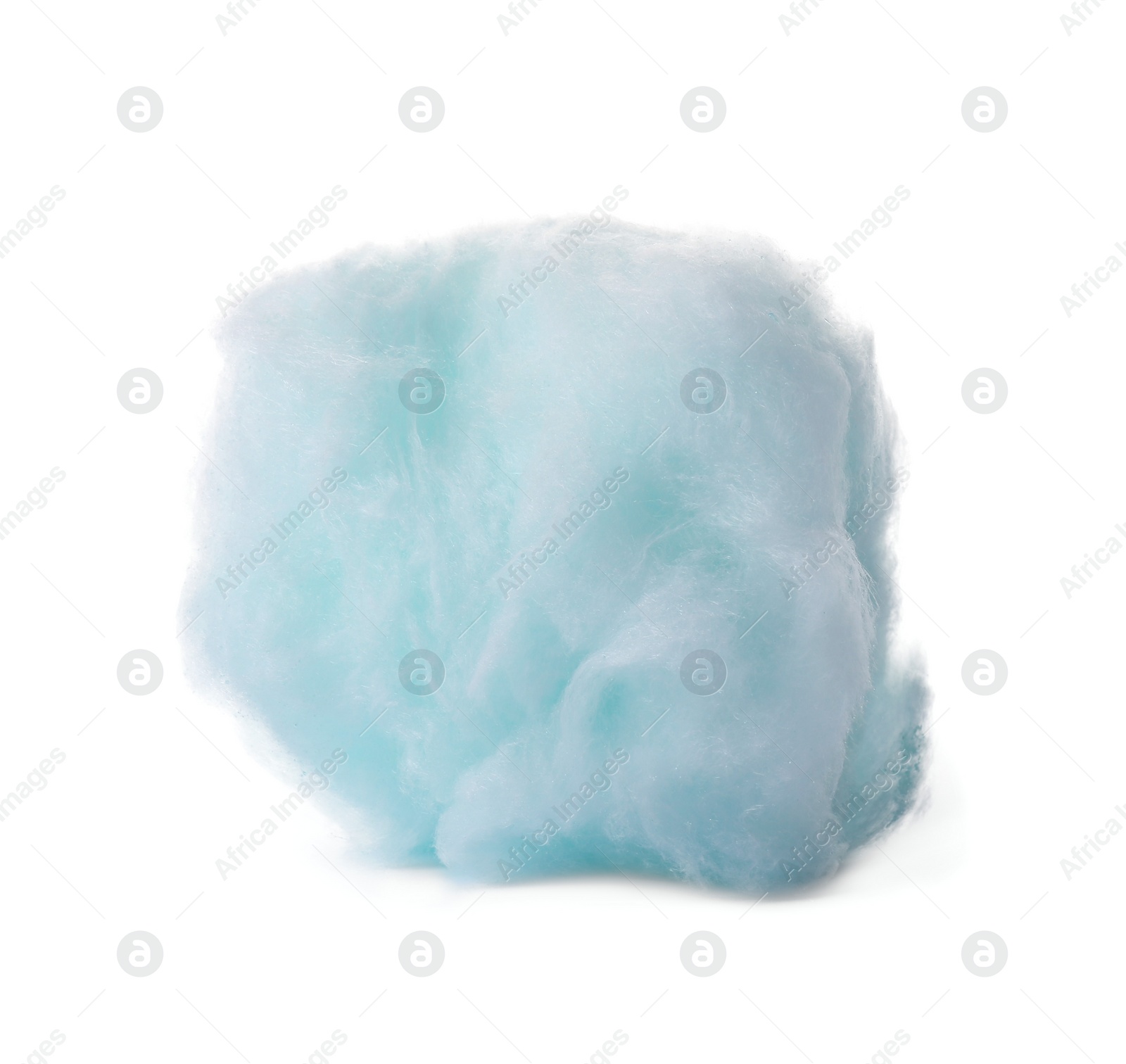 Photo of One sweet cotton candy isolated on white