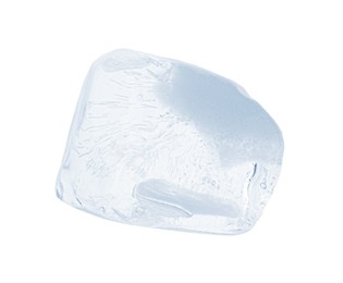 Photo of Piece of clear ice isolated on white