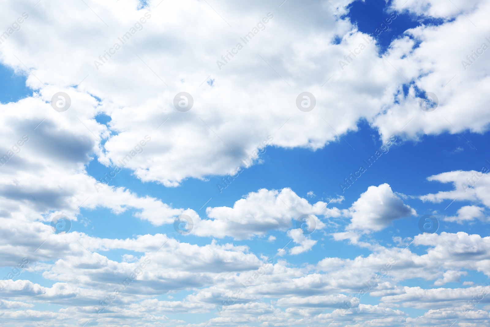 Photo of Picturesque view of blue sky with fluffy clouds