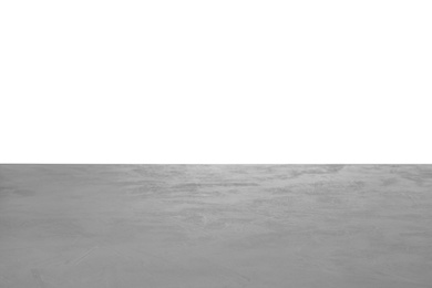 Empty stone surface against white background. Mockup for design