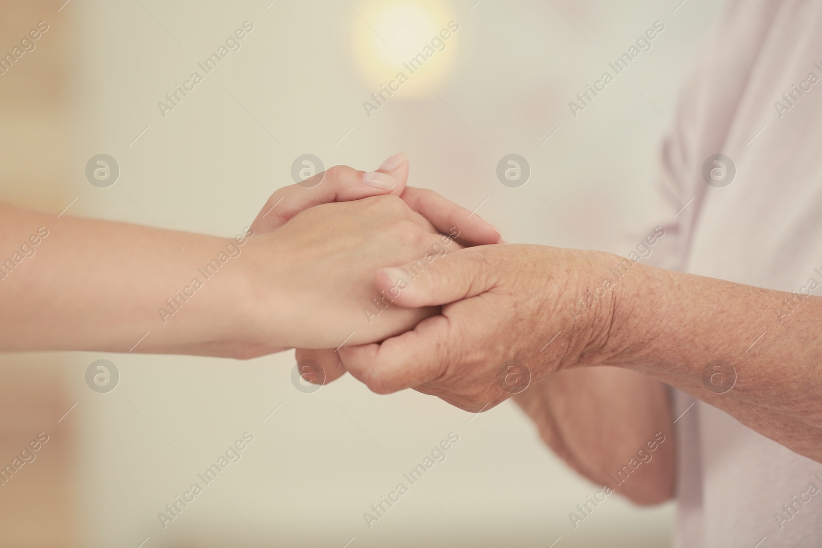 Photo of People, care and support. Giving helping hand concept