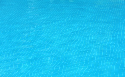 Clear refreshing water in swimming pool