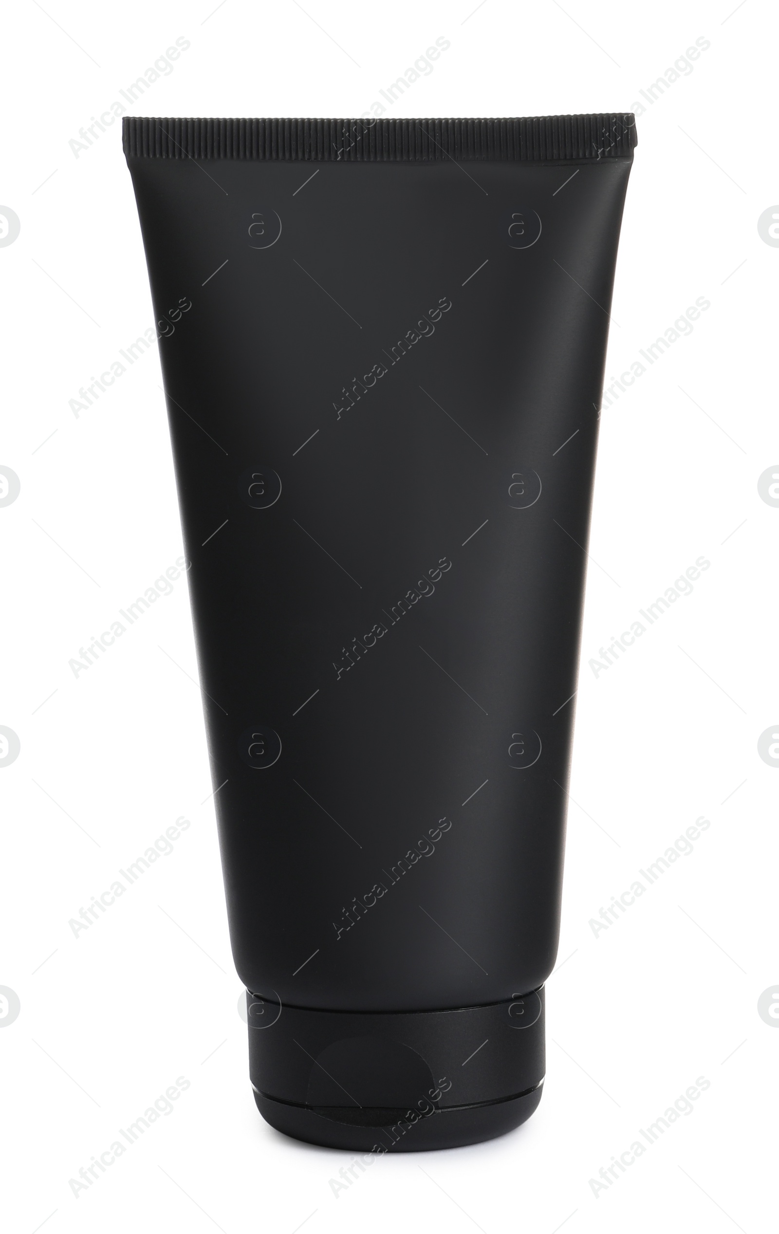 Photo of Tube of men's facial cream isolated on white. Mockup for design