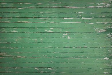 Texture of old green wall as background