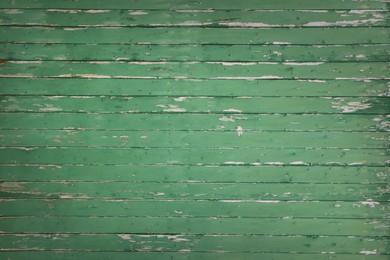 Photo of Texture of old green wall as background