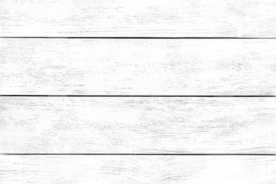 Texture of white wooden planks as background