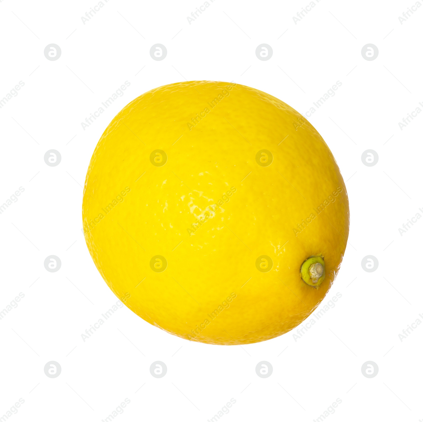 Photo of Fresh ripe whole lemon isolated on white