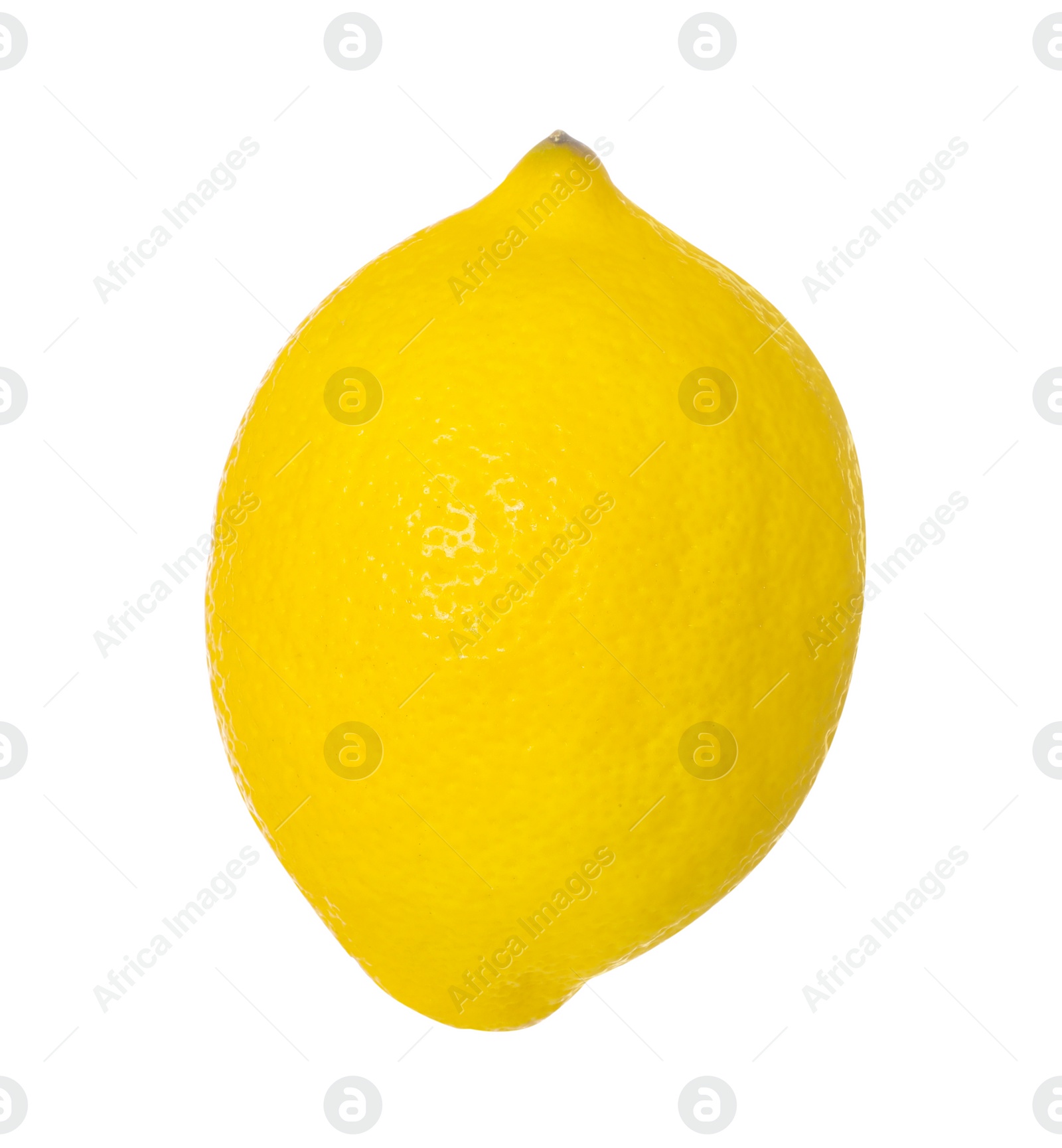 Photo of Fresh ripe whole lemon isolated on white