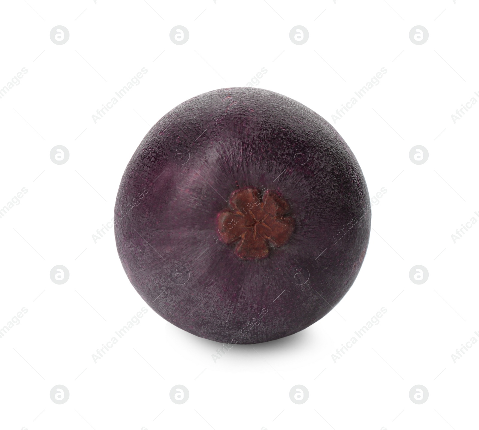 Photo of Delicious ripe mangosteen fruit isolated on white