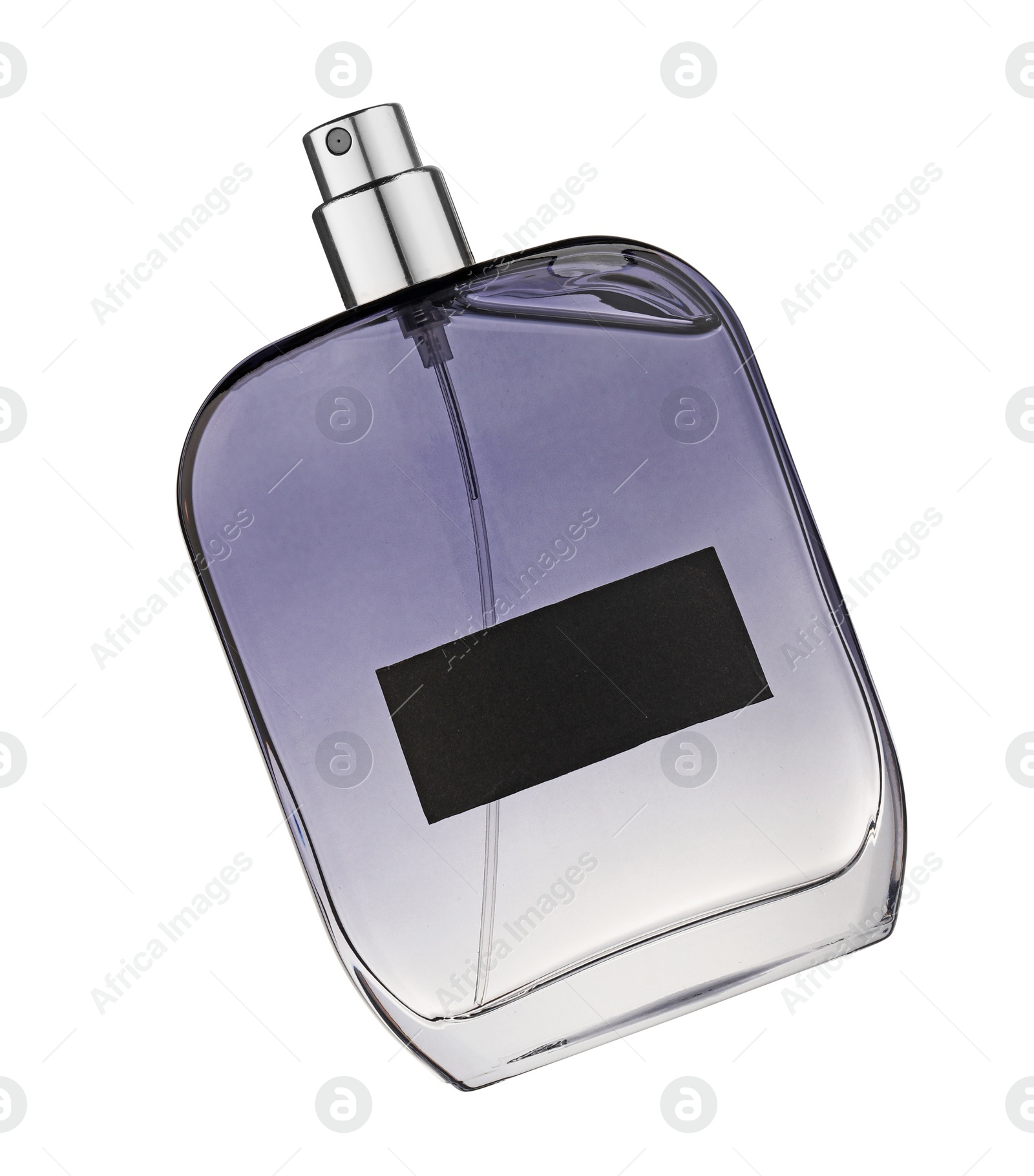 Photo of Luxury men's perfume in bottle isolated on white