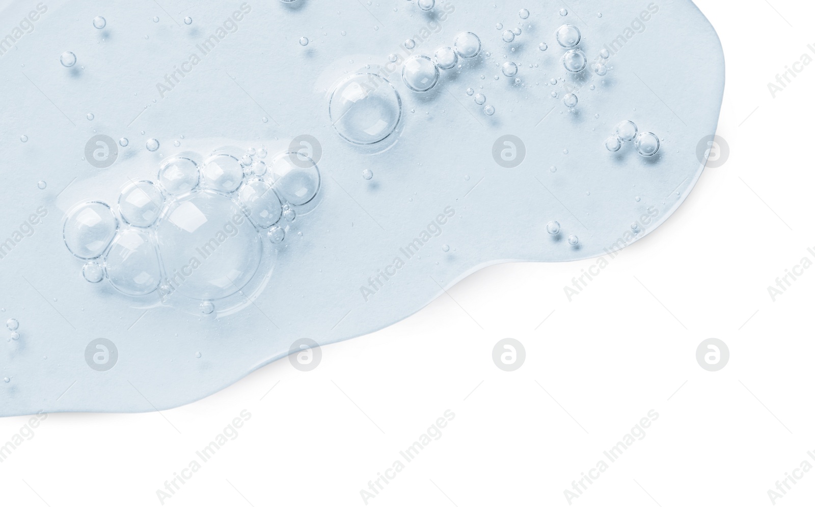Image of Serum on white background, top view. Skin care product