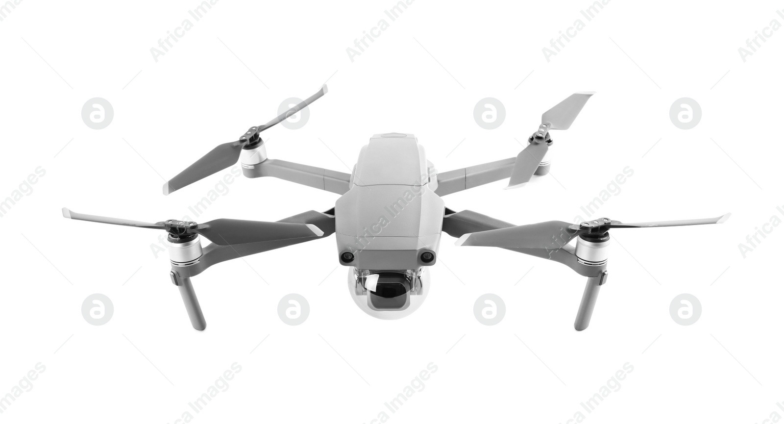 Photo of Modern drone with camera isolated on white