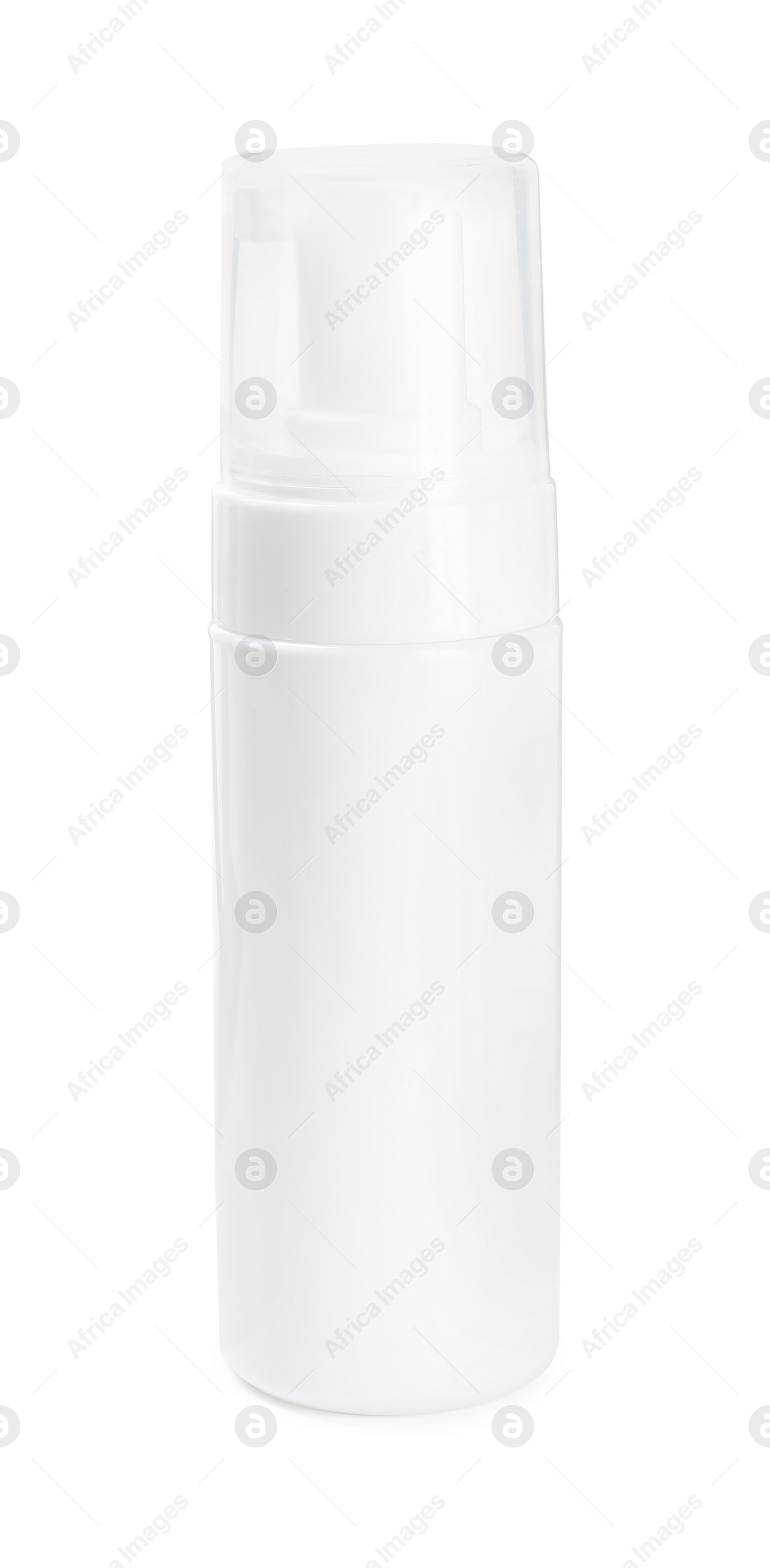 Photo of Shoe care product isolated on white. Footwear cleaner