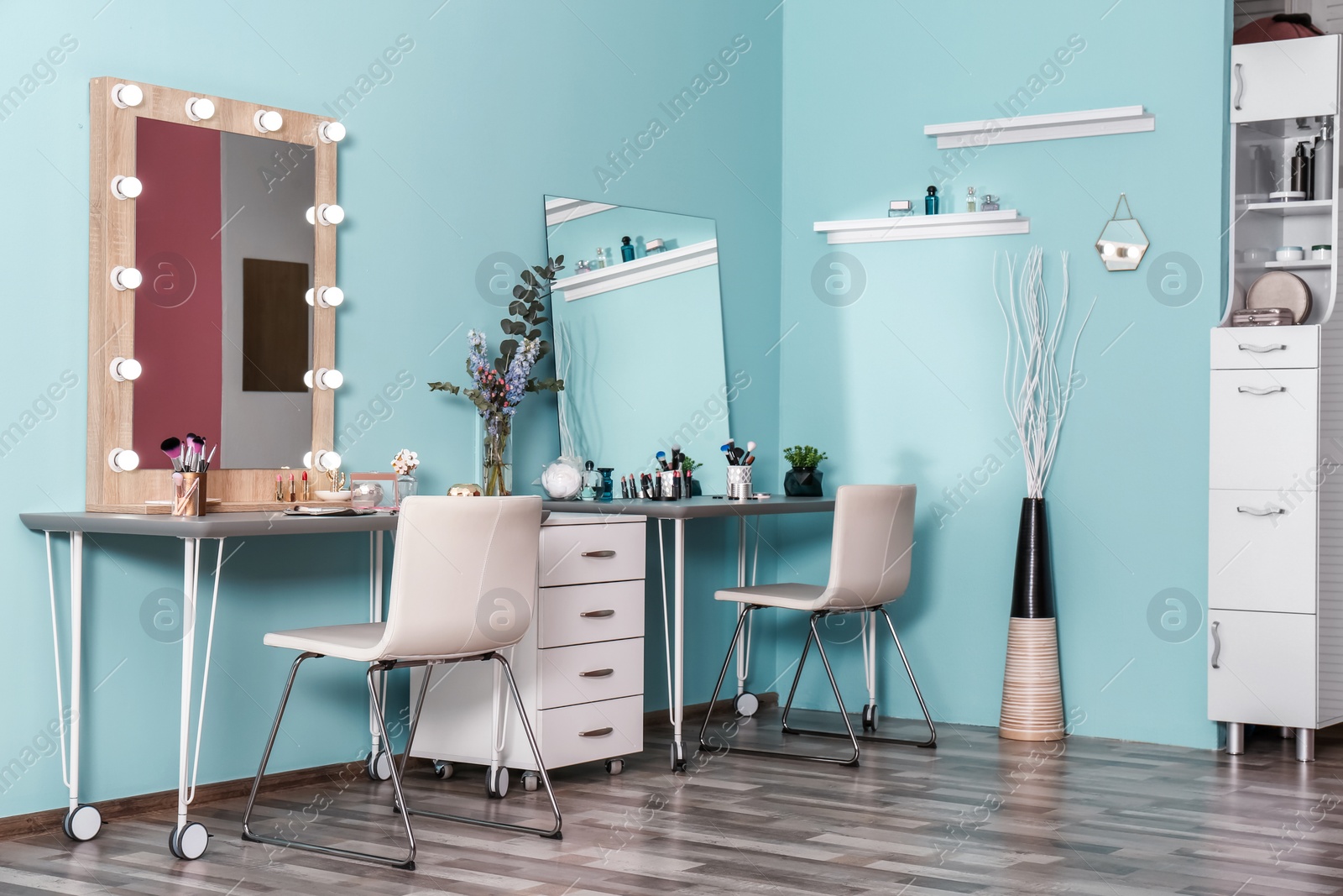 Photo of Interior of modern makeup room