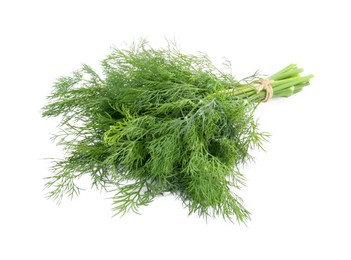 Photo of Bunch of fresh dill isolated on white