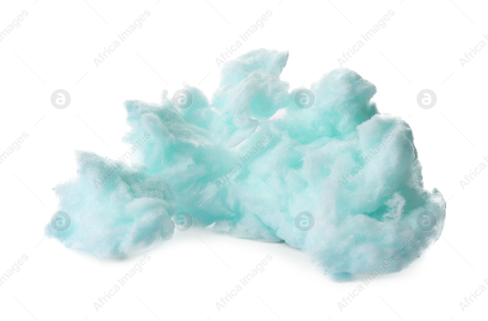 Photo of One sweet cotton candy isolated on white