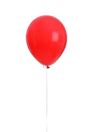 Photo of Color balloon on white background. Celebration time