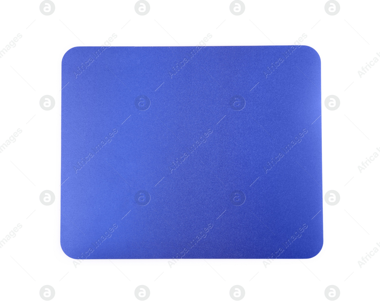 Photo of Blank mouse pad on white background, top view