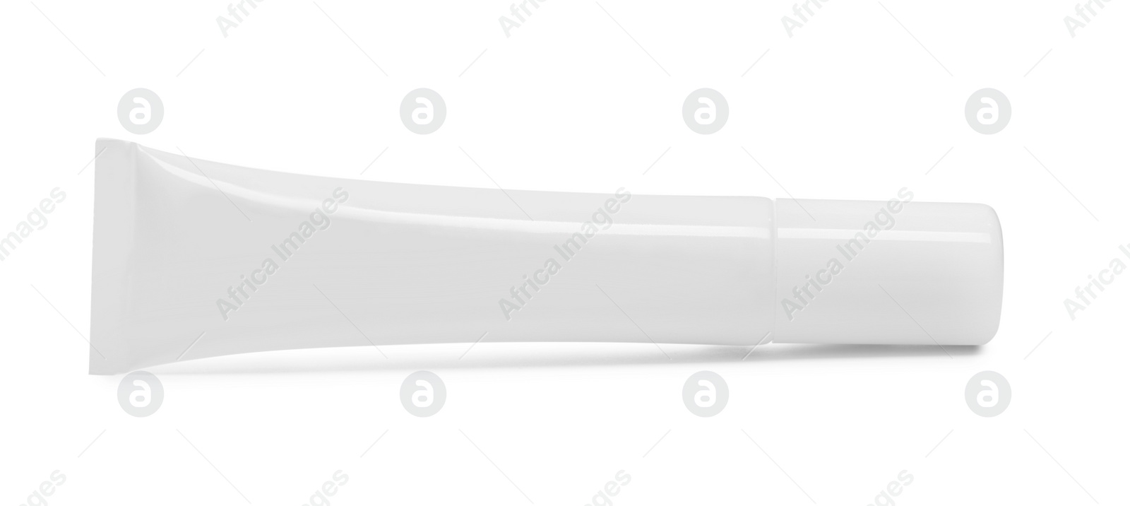 Photo of Blank tube of cosmetic product isolated on white