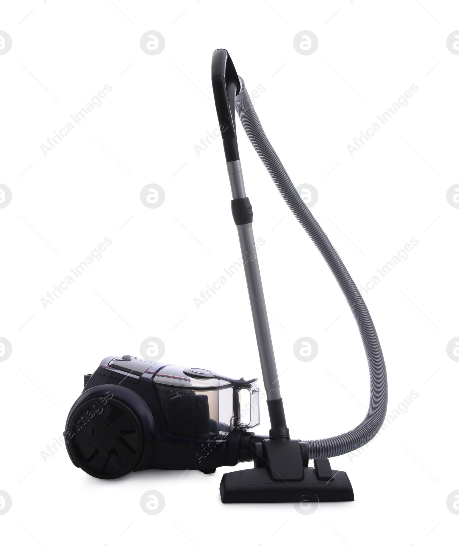 Photo of Modern new vacuum cleaner on white background