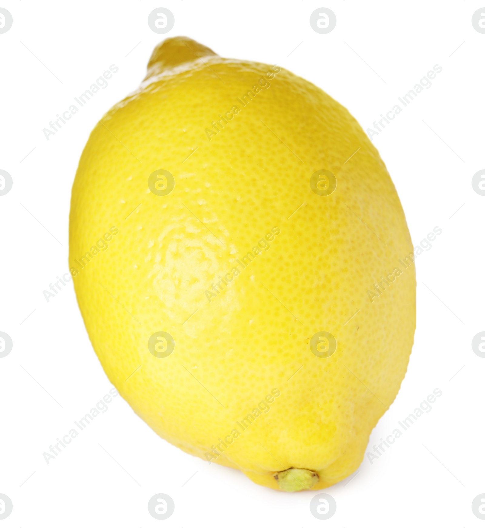 Photo of Fresh lemon isolated on white. Citrus fruit