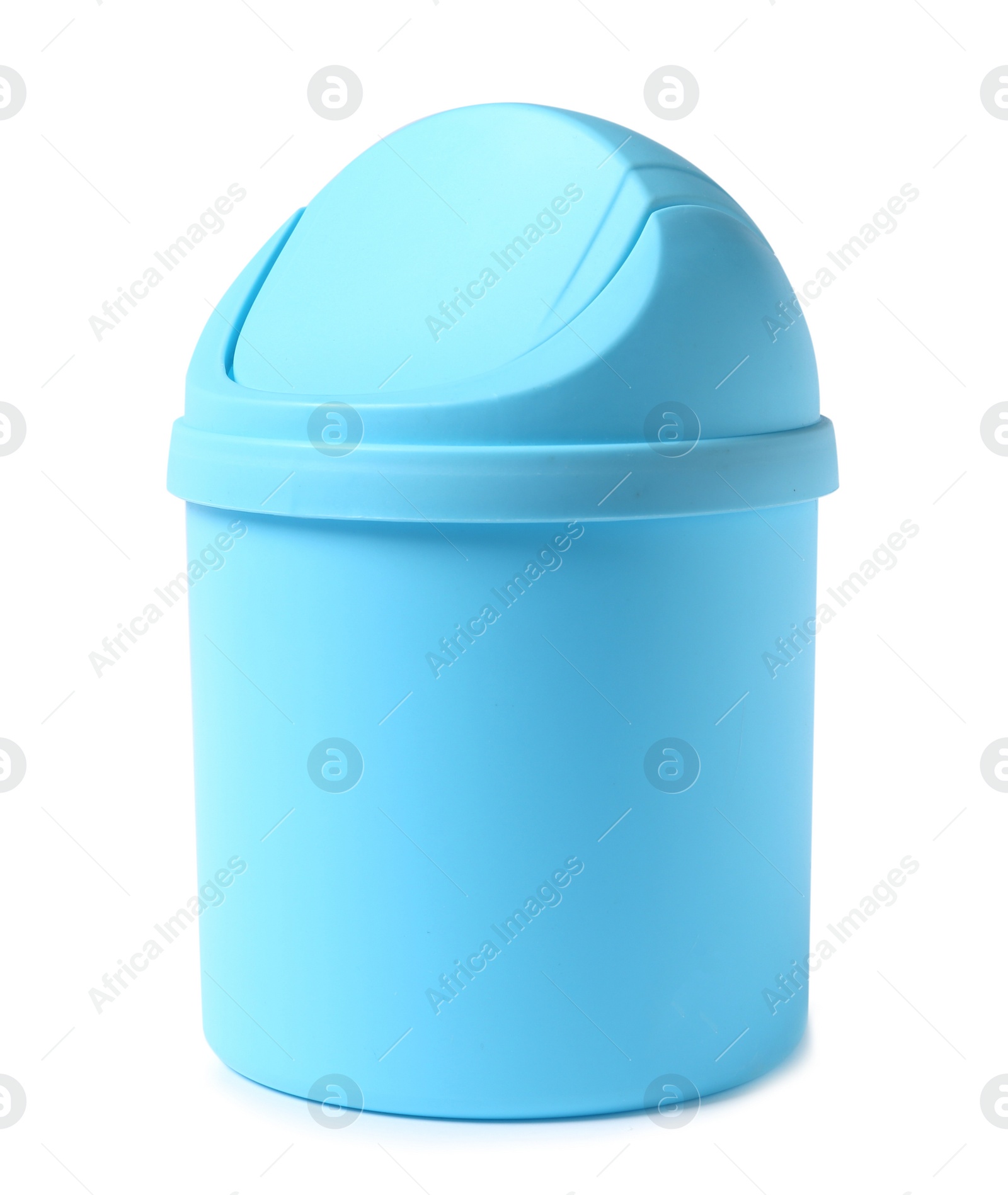 Photo of Trash bin isolated on white. Waste recycling concept