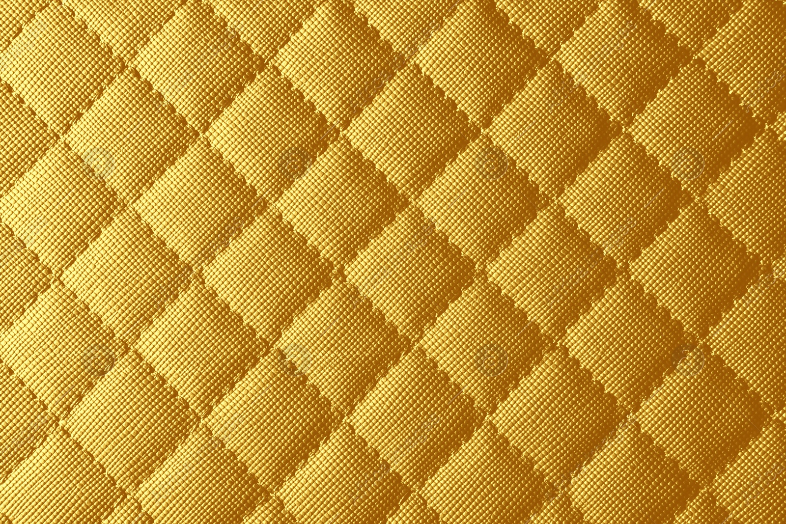 Image of Texture of golden leather as background, closeup