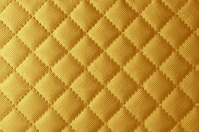 Image of Texture of golden leather as background, closeup