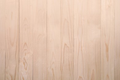 Photo of Texture of white wooden surface as background, top view