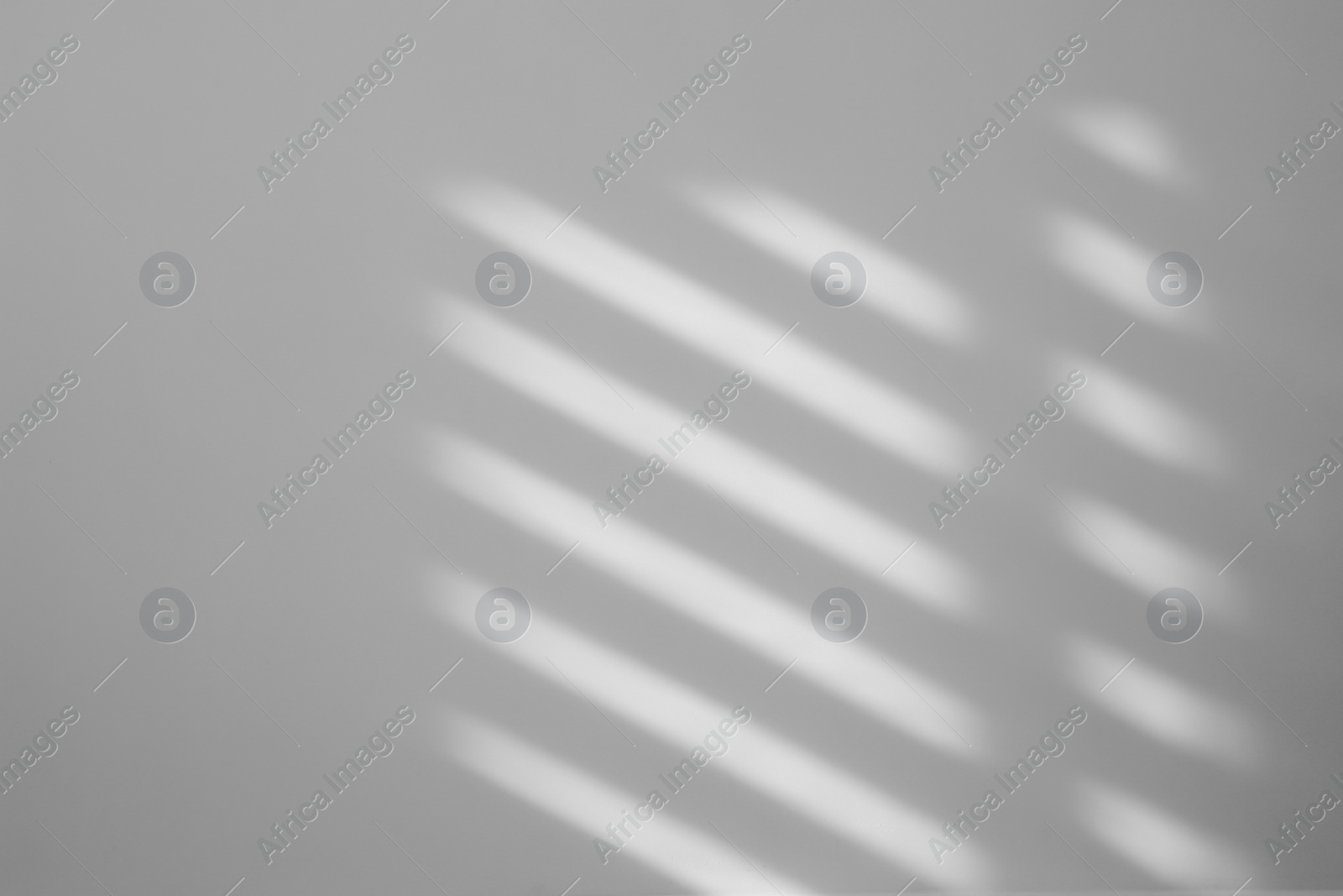 Image of Light and shadows falling on white wall