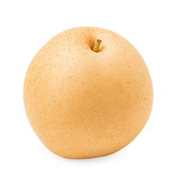 Fresh ripe apple pear isolated on white