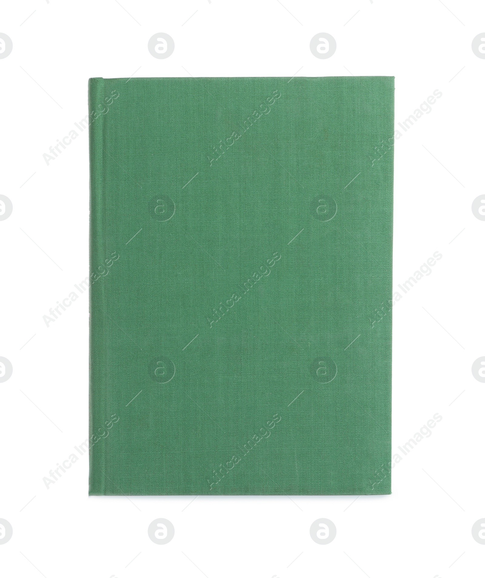 Photo of One old hardcover book isolated on white