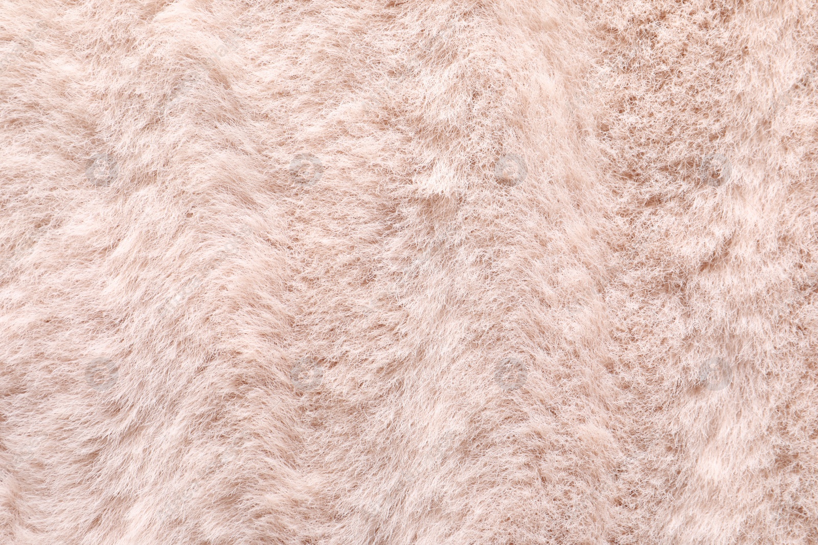 Photo of Texture of faux fur as background, closeup