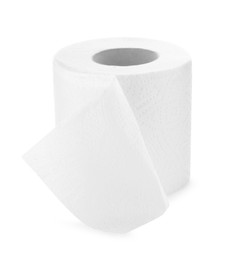 Photo of Roll of toilet paper isolated on white