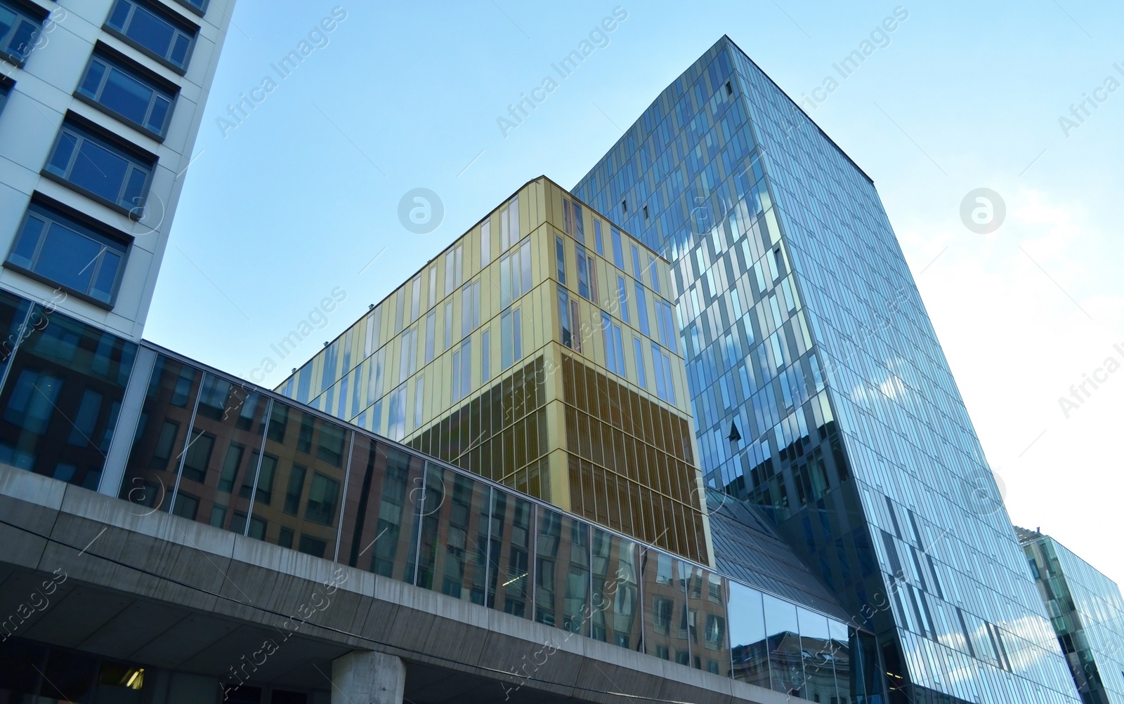 Photo of VIENNA, AUSTRIA - JUNE 19, 2018: Office building on city street