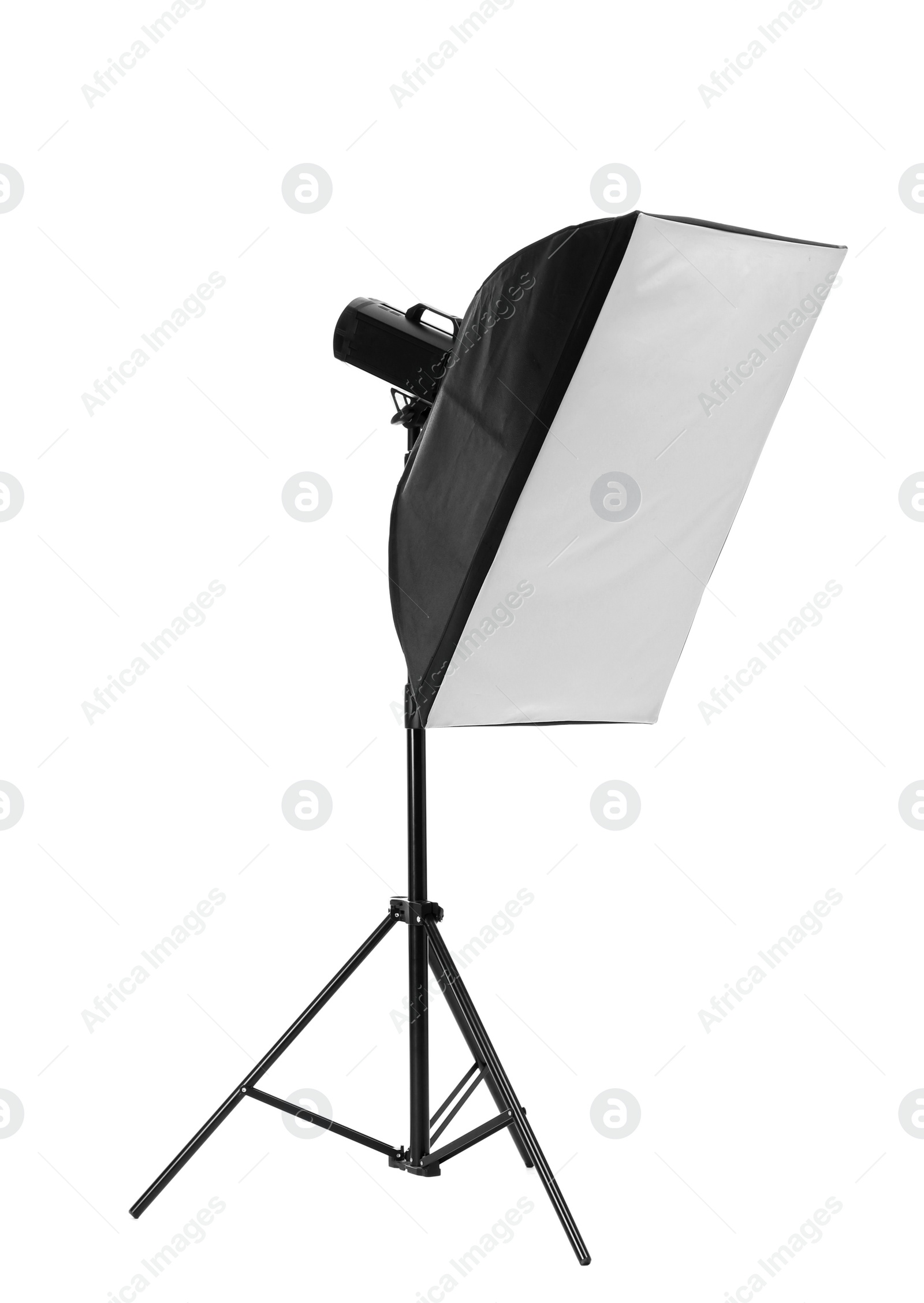 Photo of Studio lighting on white background. Food photography