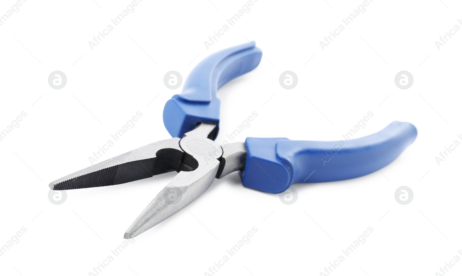 Photo of One needle nose pliers isolated on white