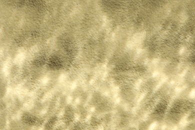 Photo of Sand under water as background, top view