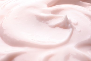 Texture of face cream as background, closeup view