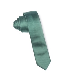 Stylish color male necktie isolated on white