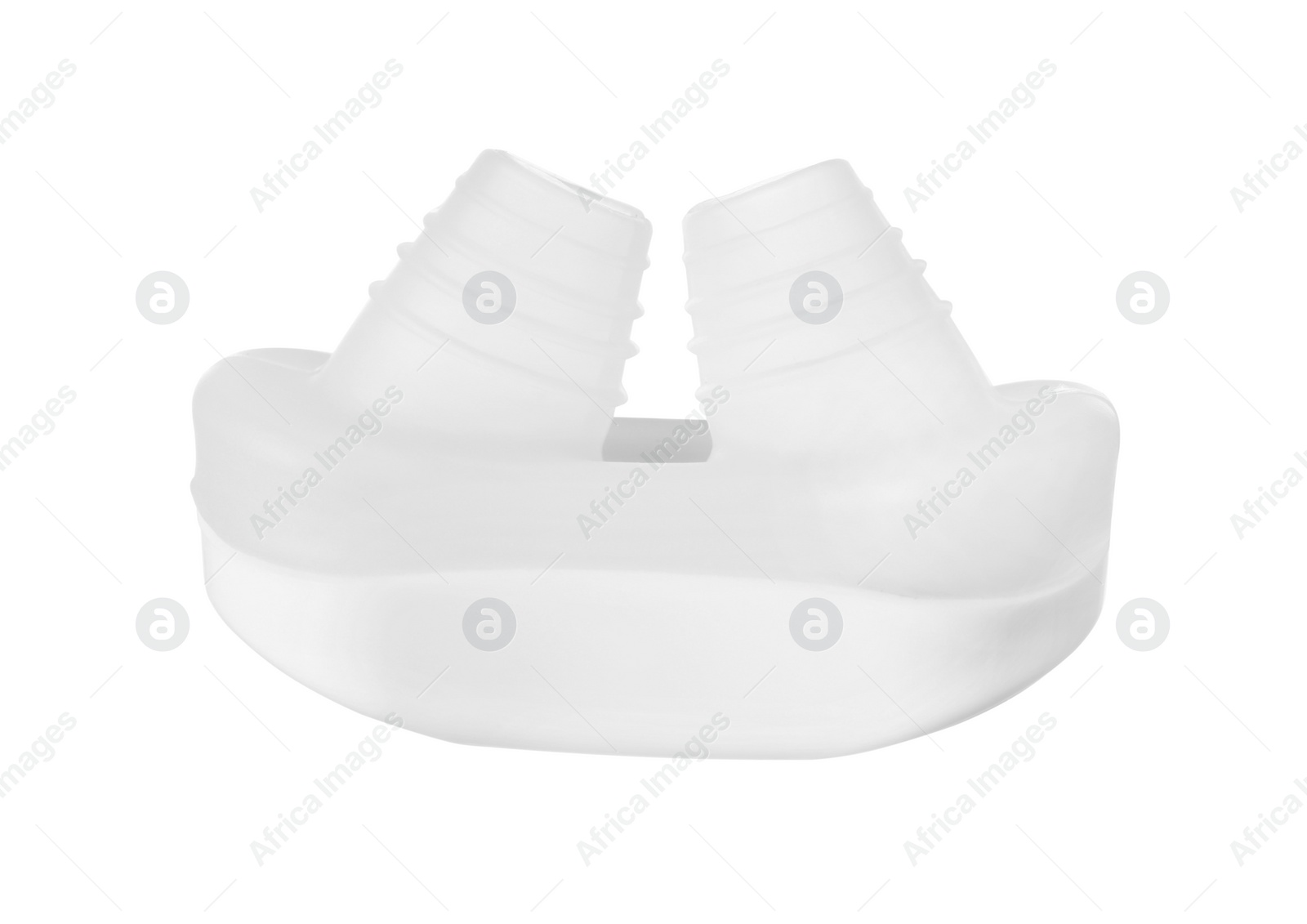 Photo of Anti-snoring device for nose isolated on white