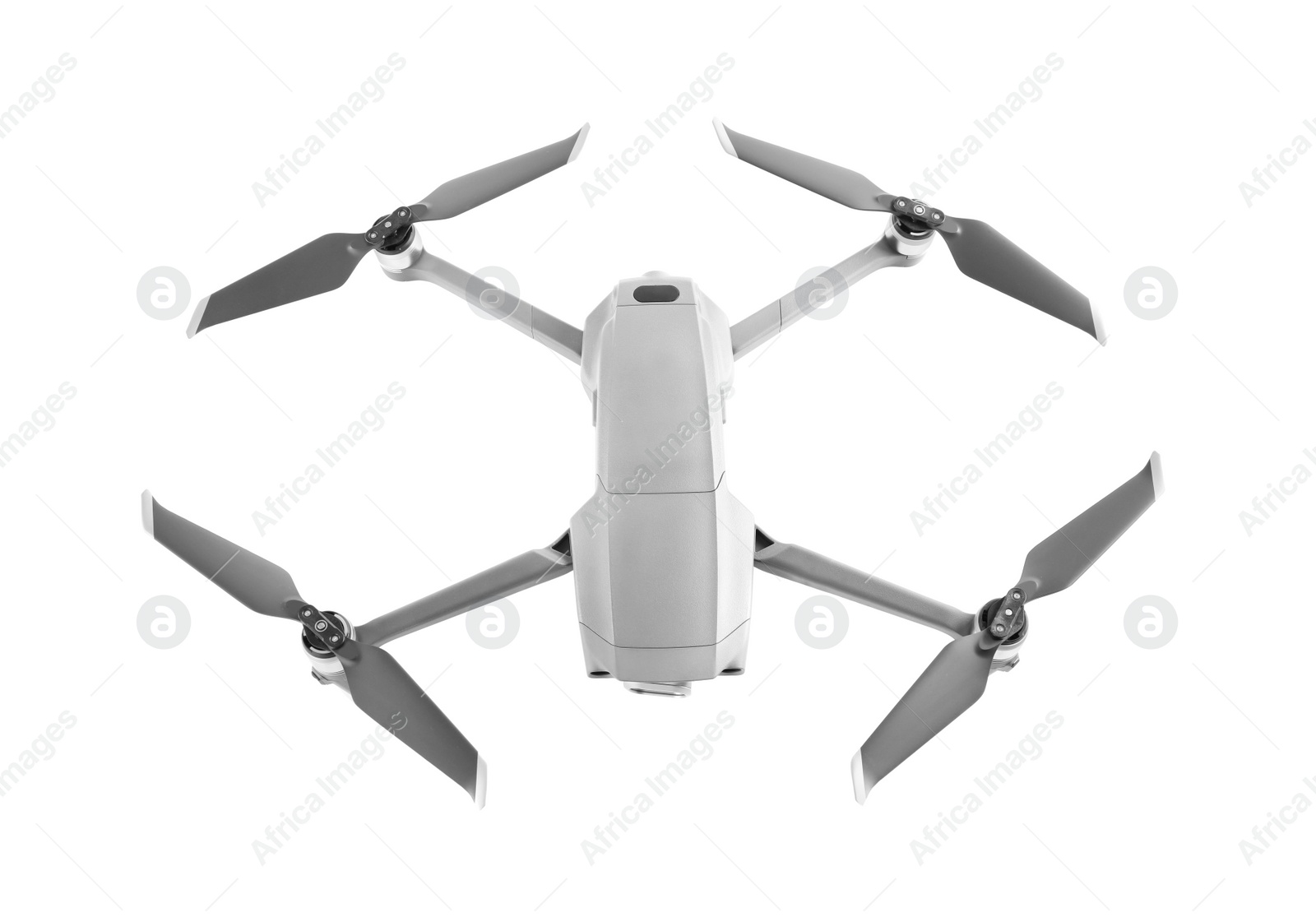 Photo of Modern drone with camera isolated on white