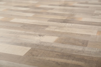 Clean wooden laminate as background. Floor covering