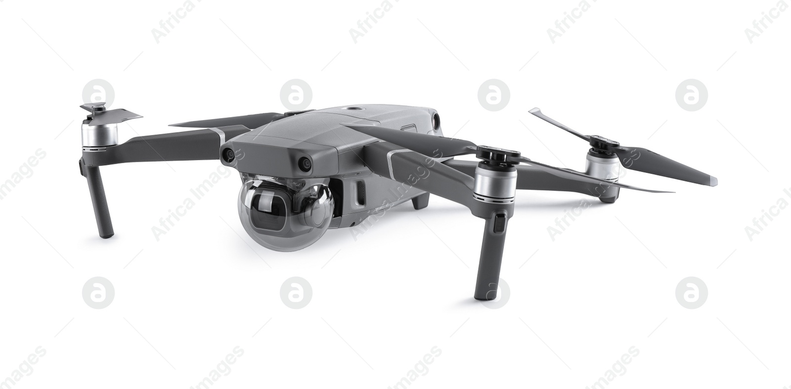 Photo of Modern drone with camera isolated on white